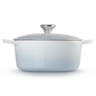 Le Creuset Cast Iron Signature Round Casserole 24cm Coastal BlueCoastal Blue image number 3